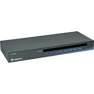Trendnet 16-Port USB/PS/2 Rack Mount KVM Switch interruptor KVM Montaje en rack Negro