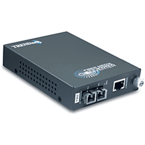 Trendnet TFC-1000S20 convertidor de medio 2000 Mbit/s 1310 nm Monomodo Gris