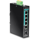 Trendnet TI-PG541 switch No administrado L2 Gigabit Ethernet (10/100/1000) Energía sobre Ethernet (PoE) Negro