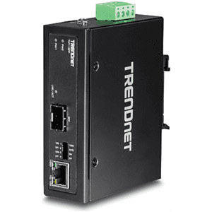 Trendnet TI-F11SFP convertidor de medio 1000 Mbit/s Negro