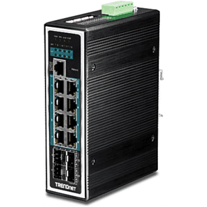 Trendnet TI-PG1284i Gestionado L2+ Gigabit Ethernet (10/100/1000) Energía sobre Ethernet (PoE) Negro