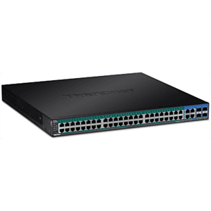 Trendnet TPE-5240WS switch Gestionado Gigabit Ethernet (10/100/1000) Energía sobre Ethernet (PoE) 1U Negro