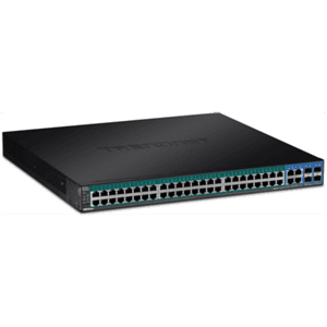 Trendnet TPE-5048WS switch Gestionado Gigabit Ethernet (10/100/1000) Energía sobre Ethernet (PoE) 1U Negro