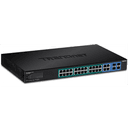 Trendnet TPE-5028WS switch Gestionado Gigabit Ethernet (10/100/1000) Energía sobre Ethernet (PoE) 1U Negro