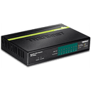 Trendnet TPE-TG82G switch No administrado Gigabit Ethernet (10/100/1000) Energía sobre Ethernet (PoE) Negro