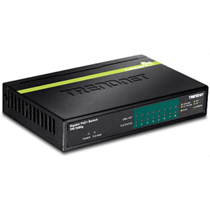 Trendnet TPE-TG82G switch No administrado Gigabit Ethernet (10/100/1000) Energía sobre Ethernet (PoE) Negro