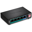 Trendnet TPE-LG50 switch No administrado Gigabit Ethernet (10/100/1000) Energía sobre Ethernet (PoE) Negro