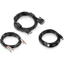 Trendnet TK-CD15 cable para video, teclado y ratón (kvm) Negro 4,5 m