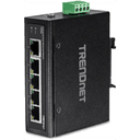 Trendnet TI-E50 switch No administrado Fast Ethernet (10/100) Negro