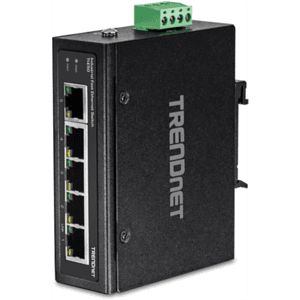 Trendnet TI-E50 switch No administrado Fast Ethernet (10/100) Negro