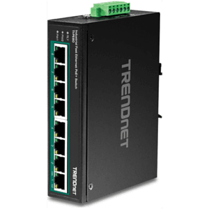 Trendnet TI-PE80 switch No administrado Fast Ethernet (10/100) Energía sobre Ethernet (PoE) Negro
