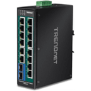 Trendnet TI-PG162 switch No administrado Gigabit Ethernet (10/100/1000) Energía sobre Ethernet (PoE) Negro