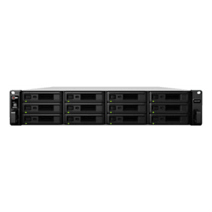 Synology RX1217RP unidad de disco multiple 0 TB Bastidor (2U) Negro, Gris