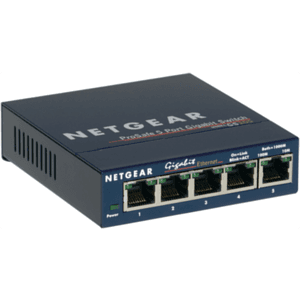 Netgear GS105 No administrado Gigabit Ethernet (10/100/1000) Azul