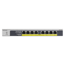NETGEAR GS108LP No administrado Gigabit Ethernet (10/100/1000) Energía sobre Ethernet (PoE) 1U Negro, Gris