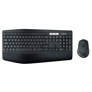 Logitech MK850 teclado RF Wireless + Bluetooth QWERTZ Alemán Negro