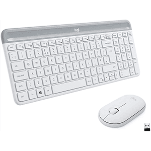Logitech MK470 Slim Wireless Combo Blanco - Combo