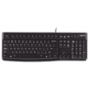 Logitech K120 USB QWERTY Español Negro - Teclado