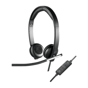 Logitech H650E Negro Plata - Auriculares