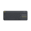 Logitech K400 Plus teclado RF inalámbrico QWERTY Holandés Negro