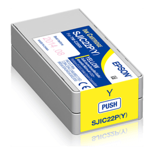 Epson SJIC22P(Y): Ink cartridge for ColorWorks C3500 (yellow)