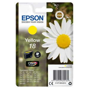 Epson Daisy Cartucho 18 amarillo (etiqueta RF)