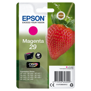 Epson Strawberry Singlepack Magenta 29 Claria Home Ink