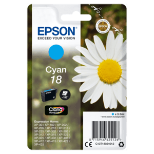 Epson Daisy Cartucho 18 cian (etiqueta RF)