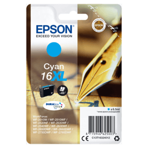 Epson Pen and crossword Singlepack Cyan 16XL DURABrite Ultra