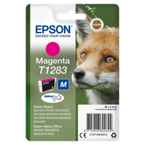 Epson Fox Tinta magenta T1283 DURABrite Ultra Zorro