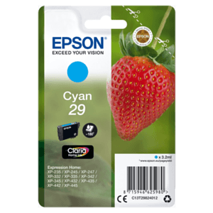 Epson Strawberry Singlepack Cyan 29 Claria Home Ink