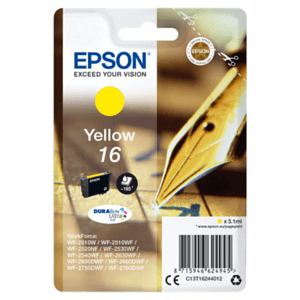 Epson Pen and crossword Singlepack Yellow 16 DURABrite Ultra Ink