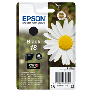 Epson Daisy Cartucho 18 negro (etiqueta RF)