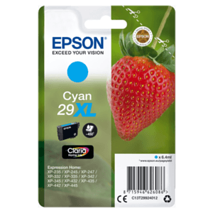 Epson Strawberry Singlepack Cyan 29XL Claria Home Ink