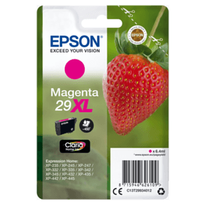 Epson Strawberry Singlepack Magenta 29XL Claria Home Ink