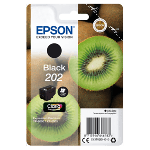 Epson Kiwi Singlepack Black 202 Claria Premium Ink