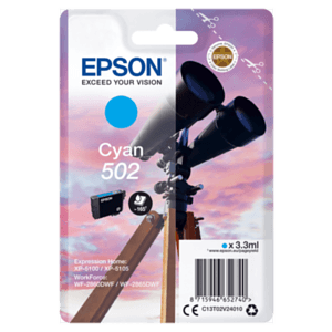 Epson Singlepack Cyan 502 Ink