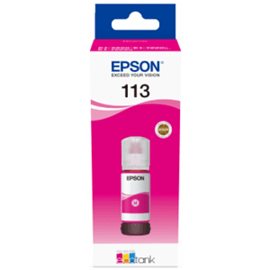 Epson 113 EcoTank Pigment Magenta ink bottle