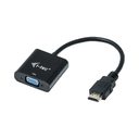i-tec HDMI2VGAADA adaptador de cable de vídeo 0,15 m HDMI VGA Negro