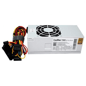 CoolBox T300 300 W 20+4 pin ATX Gris - Fuente Alimentacion