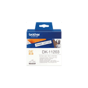 Brother DK-11203 cinta para impresora de etiquetas Negro sobre blanco