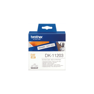 Brother DK-11203 cinta para impresora de etiquetas Negro sobre blanco