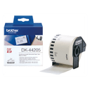 Brother DK-44205 cinta para impresora de etiquetas Negro sobre blanco