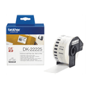Brother DK-22225 cinta para impresora de etiquetas Negro sobre blanco