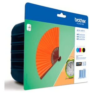 Brother LC-129XLVALBP cartucho de tinta 4 pieza(s) Original Negro, Cian, Granate, Amarillo