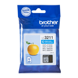 Brother LC3211C cartucho de tinta 1 pieza(s) Original Rendimiento estándar Cian
