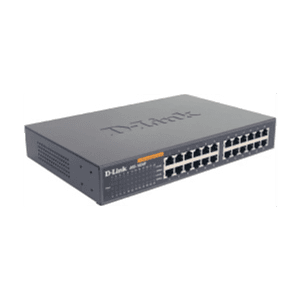 D-Link 24-port 10/100M NWay Desktop - Internal PSU (incl. 19" rack mount kit) No administrado