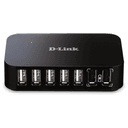 D-Link DUB-H7 USB 2.0 Type-B 480 Mbit/s Negro - Hub