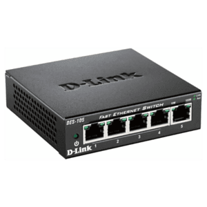 D-Link DES-105 No administrado L2 Negro