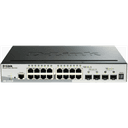 D-Link DGS-1510-20 switch Gestionado L3 Gigabit Ethernet (10/100/1000) Negro